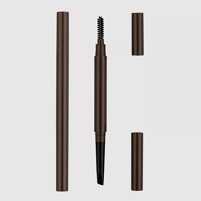 이중 엔드 브로우 연필이 withtapered 블렌딩 브러시 포장